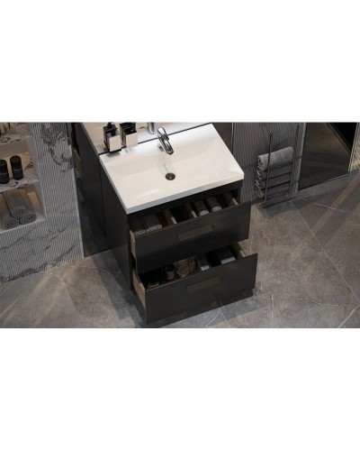 Тумба графит 69,7 см Velvex Orlando tnORL.70-232