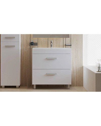 Тумба белый матовый 79,9 см Velvex Orlando tnORL.80-211