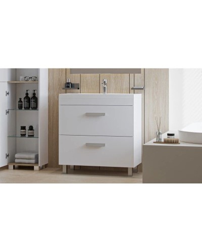 Тумба белый матовый 79,9 см Velvex Orlando tnORL.80-211