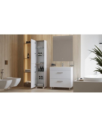 Тумба белый матовый 79,9 см Velvex Orlando tnORL.80-211