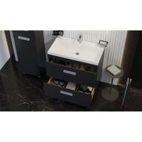 Тумба графит 79,9 см Velvex Orlando tnORL.80-232