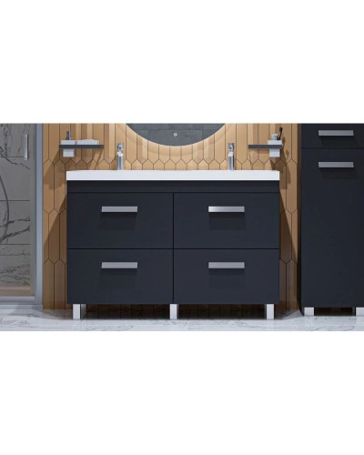 Тумба графит 120 см Velvex Orlando tnORL.120-232