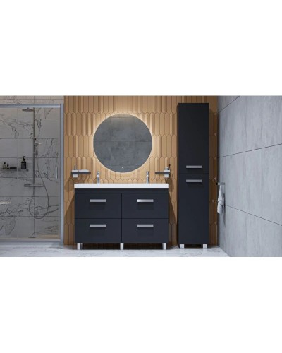 Тумба графит 120 см Velvex Orlando tnORL.120-232