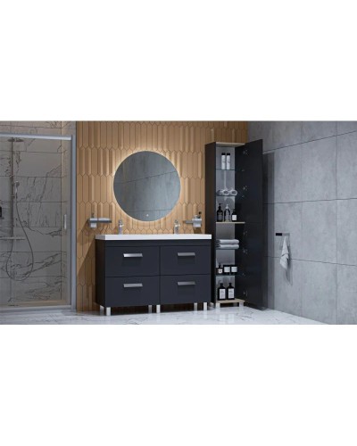 Тумба графит 120 см Velvex Orlando tnORL.120-232