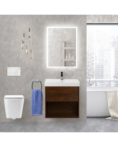 Тумба Rovere Scuro 57,2 см BelBagno Neon NEON-600-1C-SO-RS