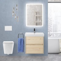 Тумба Pino Bianco 57,2 см BelBagno Neon NEON-600-2C-SO-PB