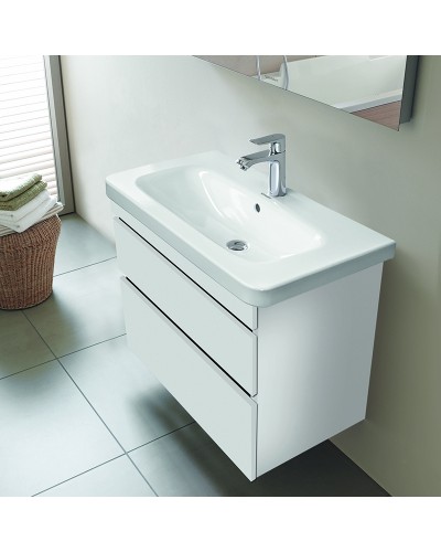 Тумба под раковину Duravit Durastyle 80 Белая глянцевая
