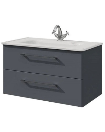 Тумба графит матовый 79,2 см Caprigo Accord 2212-TP810