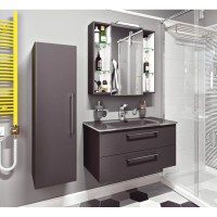 Тумба графит матовый 79,2 см Caprigo Accord 2212-TP810