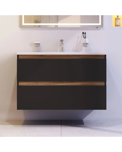 Тумба черный матовый 97 см Am.Pm X-Joy M85AFHX1002BM