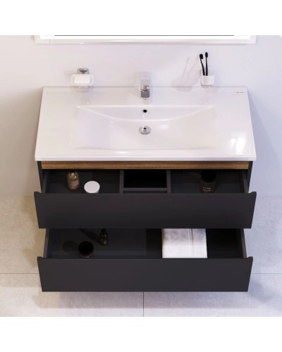 Тумба черный матовый 97 см Am.Pm X-Joy M85AFHX1002BM