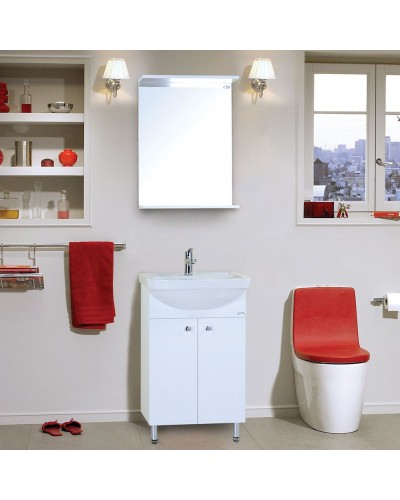 Тумба под раковину Onika Крит 52 разобранная Белая