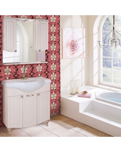 Тумба под раковину Onika Арно Классик 80 Белое дерево