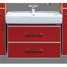 Гранд LUXE - 70 Тумба подвесная 2 ящ. бордо кожа CROCO