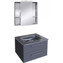 Тумба графит матовый 79,2 см Caprigo Accord 2212-TP810