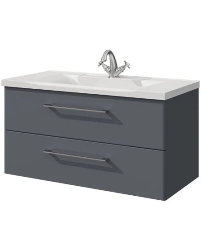 Тумба графит матовый 89,2 см Caprigo Accord 2218-TP810