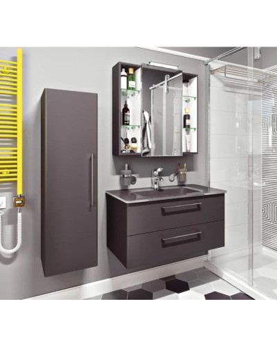 Тумба графит матовый 89,2 см Caprigo Accord 2218-TP810