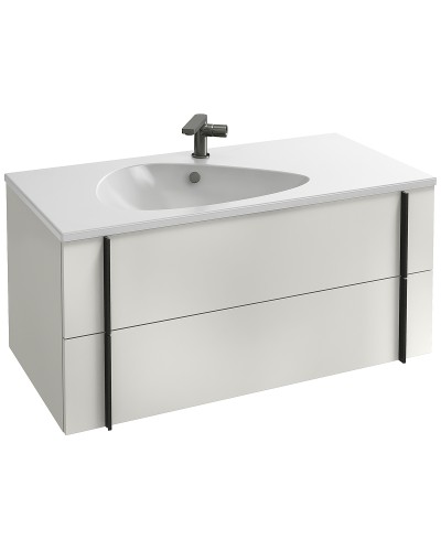 Тумба под раковину Jacob Delafon Nouvelle Vague 100 EB3032-N18 подвесная Белый глянец