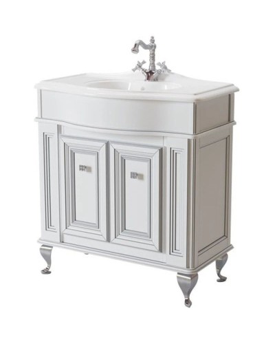 Тумба белый матовый 80 см Caprigo Fresco 10612G-B016