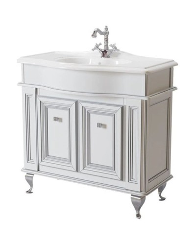 Тумба белый матовый 88,8 см Caprigo Fresco 10613G-B016