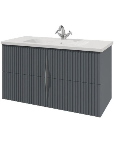 Тумба графит матовый 97 см Caprigo Novara 35917-TP810