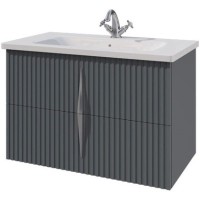 Тумба графит матовый 75 см Caprigo Novara 35916-TP810