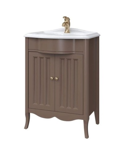 Тумба шоколад матовый 59 см Caprigo Marsel 33810-TP809