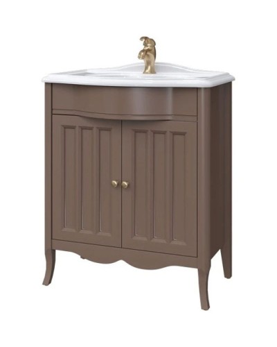 Тумба шоколад матовый 69 см Caprigo Marsel 33811-TP809