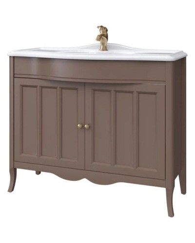 Тумба шоколад матовый 100 см Caprigo Marsel 33814-TP809