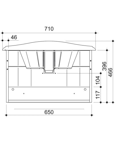 Тумба белый матовый 65 см Caprigo Nokturn 1311-TP811