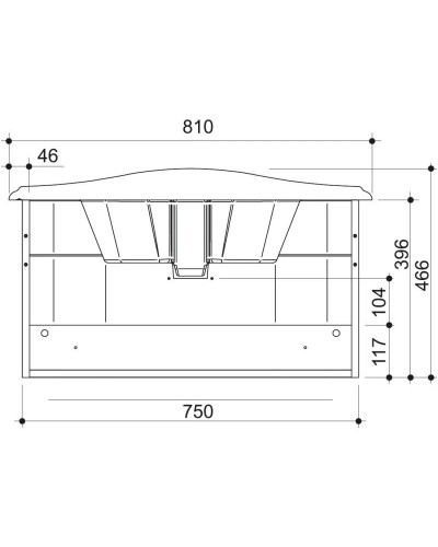 Тумба магнолия 75 см Caprigo Nokturn 1312-TP800