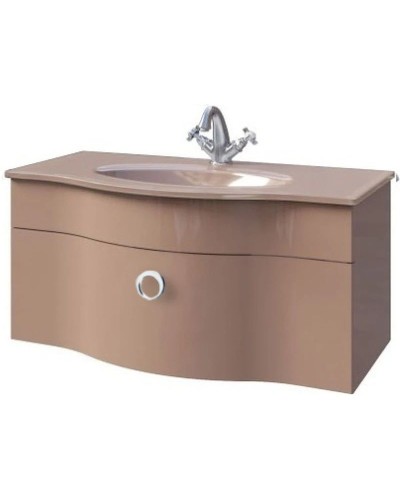 Тумба капучино глянец 85 см Caprigo Nokturn 1313-TP019