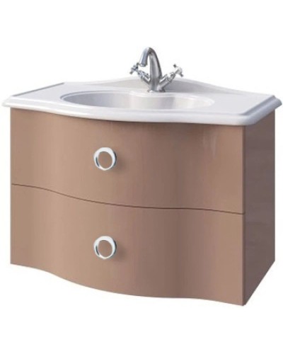 Тумба капучино глянец 75 см Caprigo Nokturn 1318-TP019