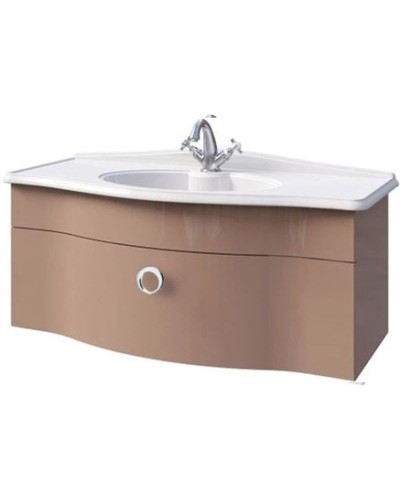 Тумба капучино глянец 96 см Caprigo Nokturn 1314-TP019