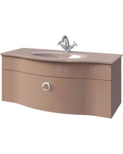 Тумба капучино глянец 96 см Caprigo Nokturn 1314-TP019