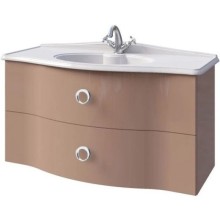 Тумба капучино глянец 96 см Caprigo Nokturn 1315-TP019