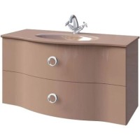 Тумба капучино глянец 96 см Caprigo Nokturn 1315-TP019