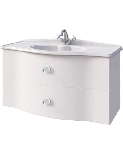 Тумба белый матовый 96 см Caprigo Nokturn 1315-TP811