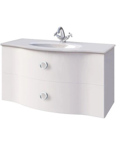 Тумба белый матовый 96 см Caprigo Nokturn 1315-TP811