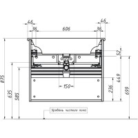 Тумба дуб рошелье 75 см Caprigo Seattle 34716-Дуб рошелье