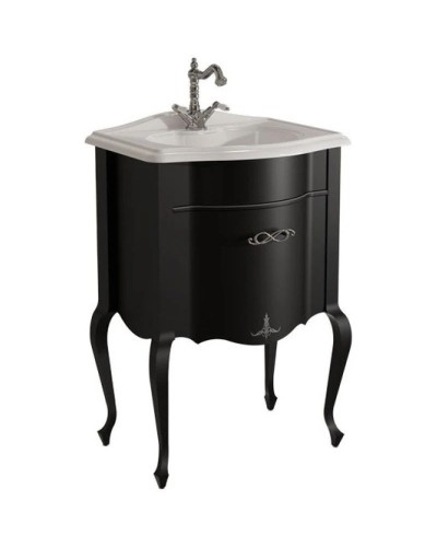 Тумба черный матовый 60,6 см Caprigo Bourget 11010-B042