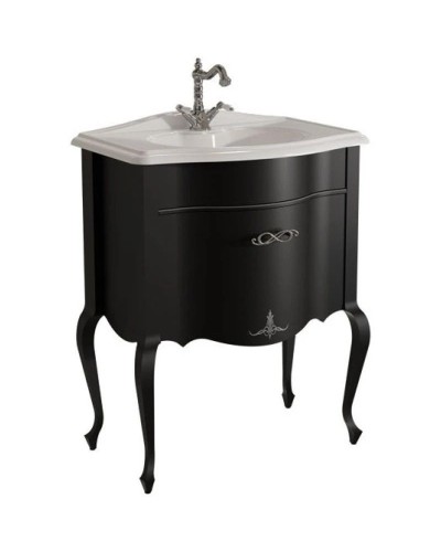 Тумба черный матовый 70,6 см Caprigo Bourget 11011-B042