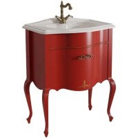 Тумба красный матовый 70,6 см Caprigo Bourget 11011-B014