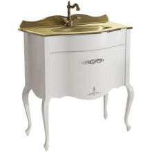 Тумба белый матовый 80,6 см Caprigo Bourget 11012-B016