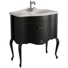 Тумба черный матовый 80,6 см Caprigo Bourget 11012-B042