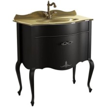 Тумба черный матовый 80,6 см Caprigo Bourget 11012-B042