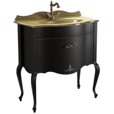 Тумба черный матовый 80,6 см Caprigo Bourget 11012-B042