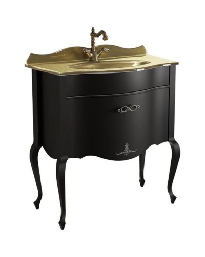 Тумба черный матовый 80,6 см Caprigo Bourget 11012-B042