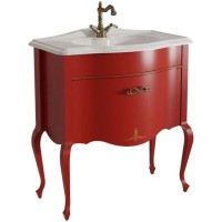 Тумба красный матовый 80,6 см Caprigo Bourget 11012-B014