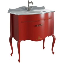 Тумба красный матовый 80,6 см Caprigo Bourget 11012-B014